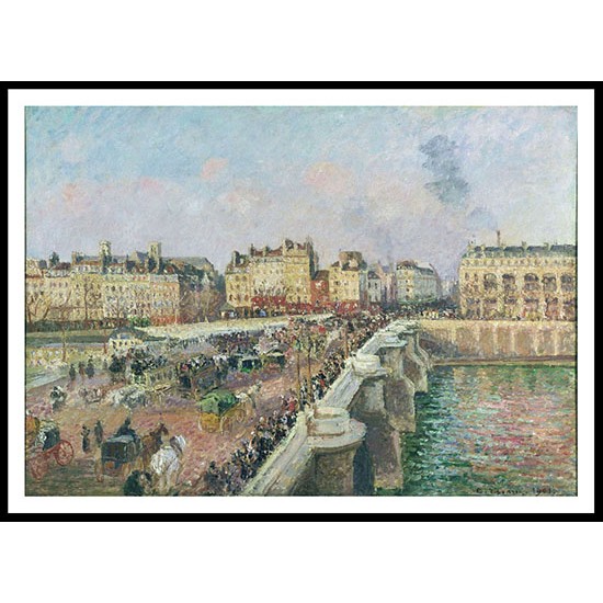 The Pont Neuf Afternoon Sunshine 1901 `, A New Print Of a Camille Pissaro Painting